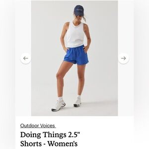 Outdoor Voices Doing Things 2.5” Shorts—Black